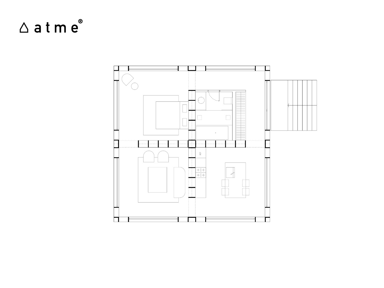 cross-unit-atme-tinyhaus-tinyhouse-minimalhaus-minimalliving-holzbau-elementbauweise-nachhaltig-ohne-keller-Schraubfundamente-1